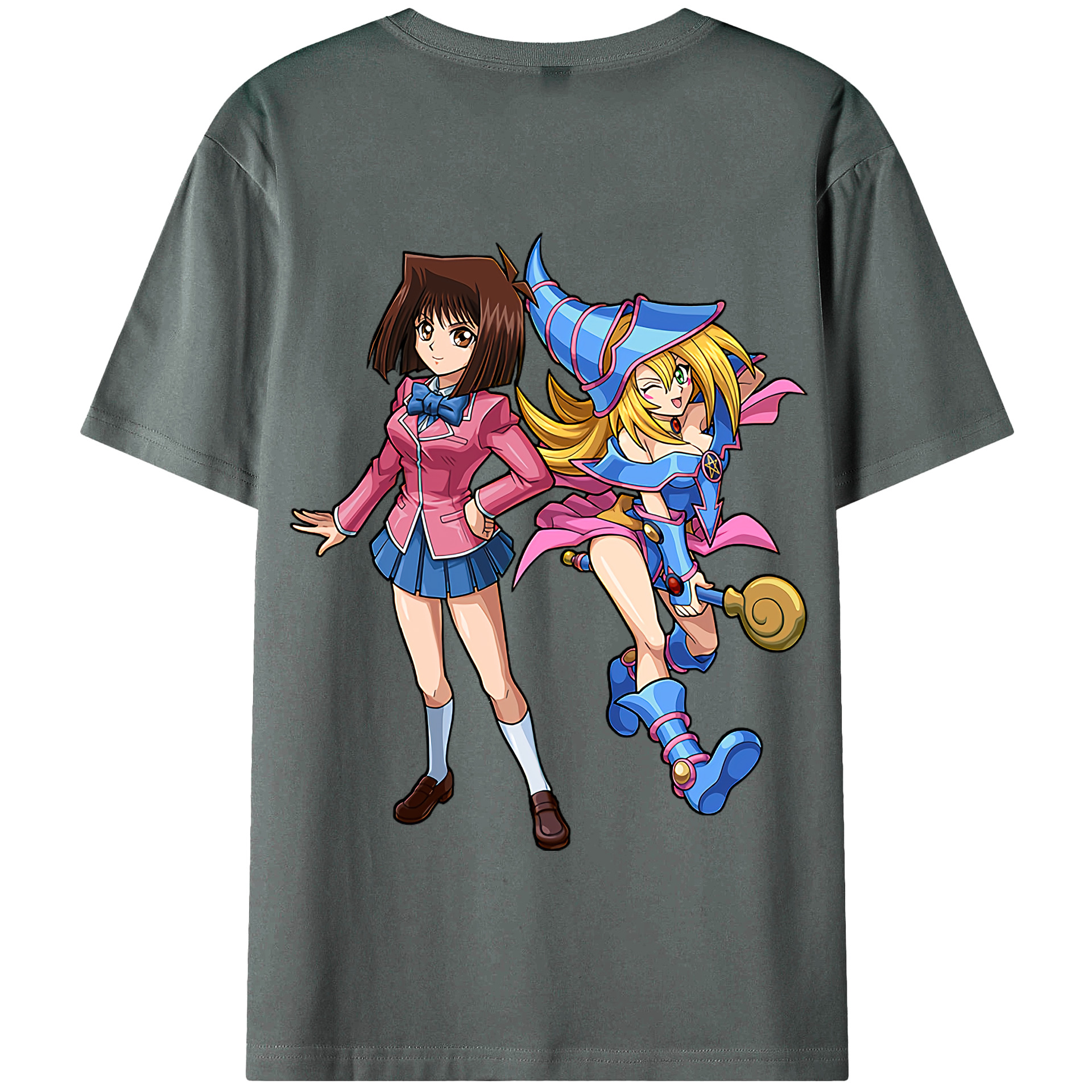 （画像用） 遊☆戯☆王 Yu-Gi-Oh! 綿100％半袖Tシャツ（背面プリント）